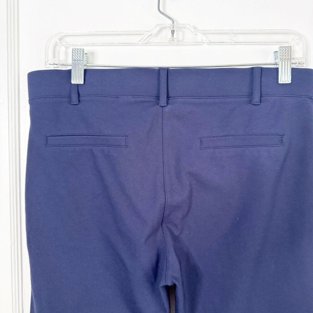 Betabrand Classic Dress Yoga Pant Navy Blue Slimming Stretch Cropped W0249-NY L - Picture 8 of 13